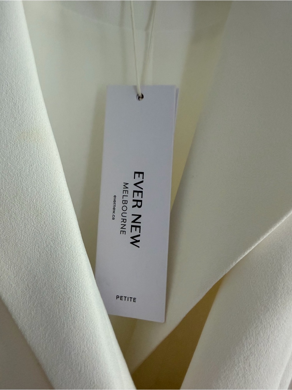 Ever New Ivory Sleeveless Blazer Mini Dress with Belt - Picture 6 of 9